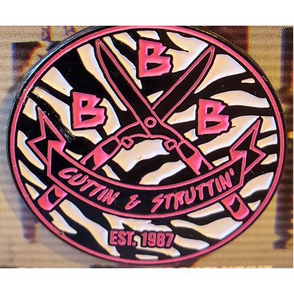 Brutus "The Barber" Beefcake WWE Pin Wrestle Crate Exclusive 2013 MidCard Pins - Picture 3 of 4